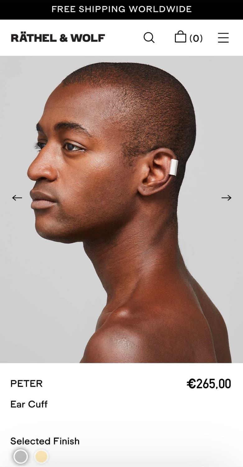 (OS) 레텔앤볼브 피터 실버 이어커프 | 후루츠패밀리