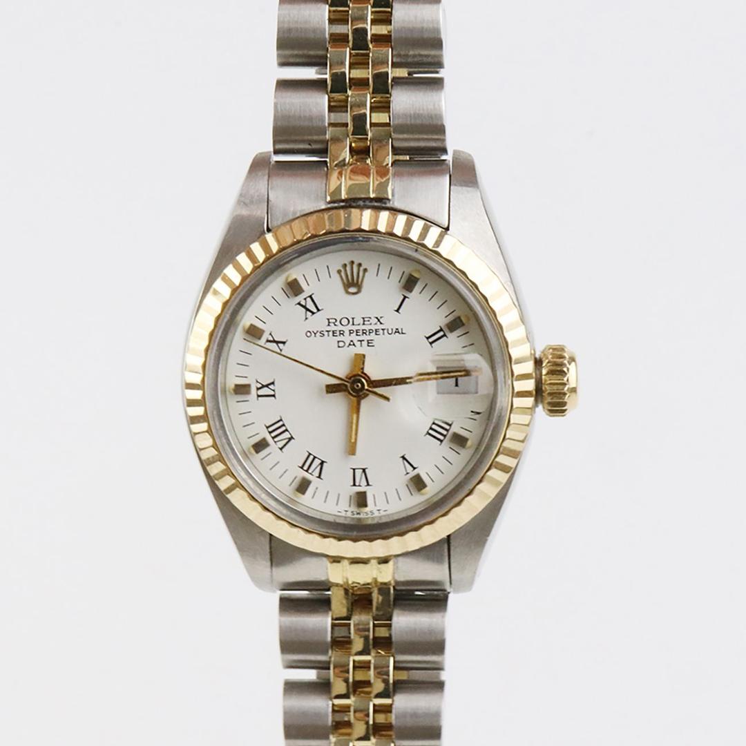 6917 오이스터 퍼페츄얼 18K 콤비 오토메틱 여성 손목시계2JROC1431