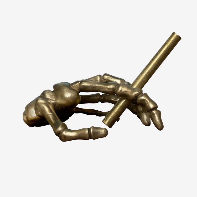 X-RAY INCENSE HOLDER - BRASS