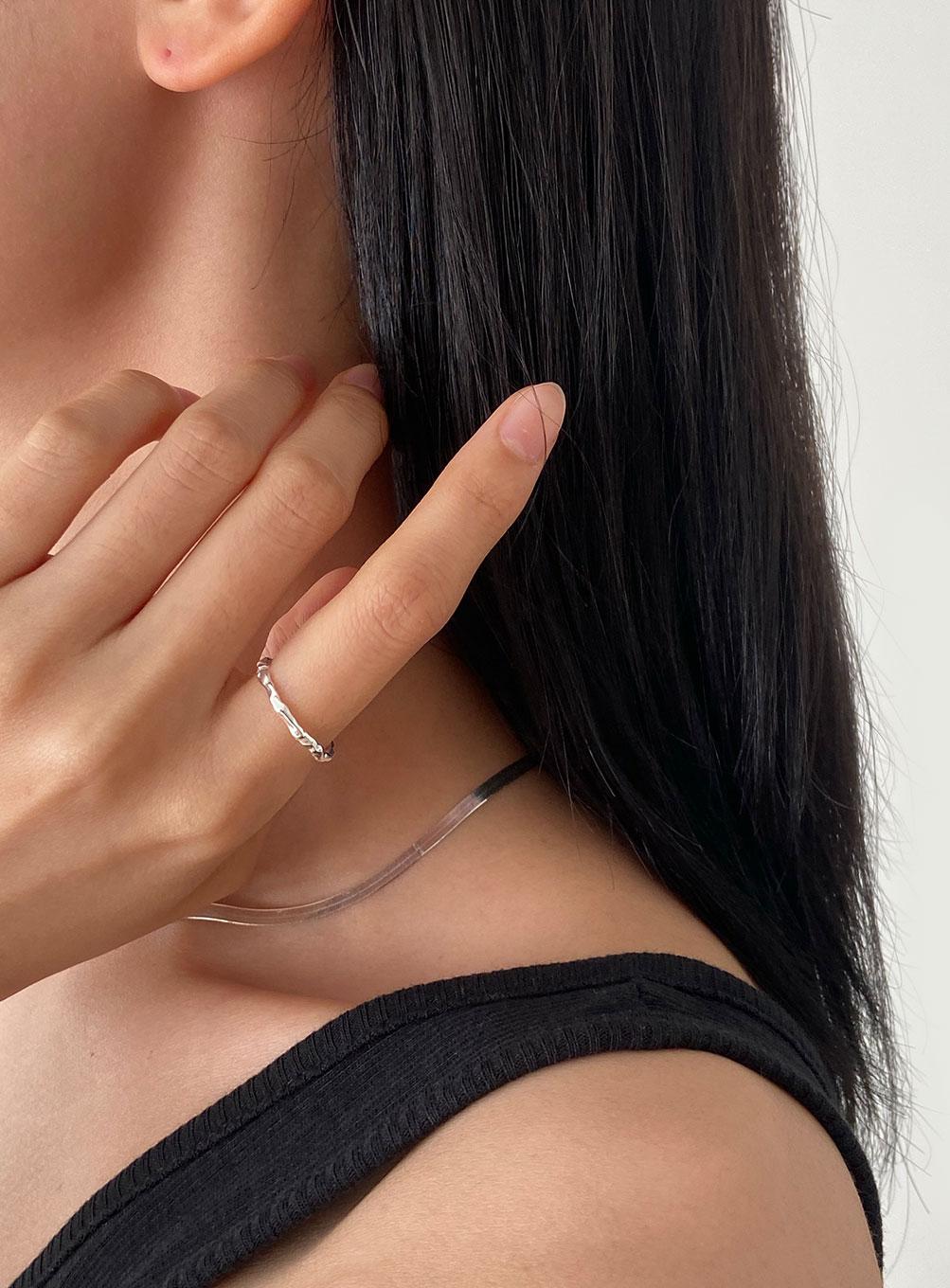 Matte bumpy ring