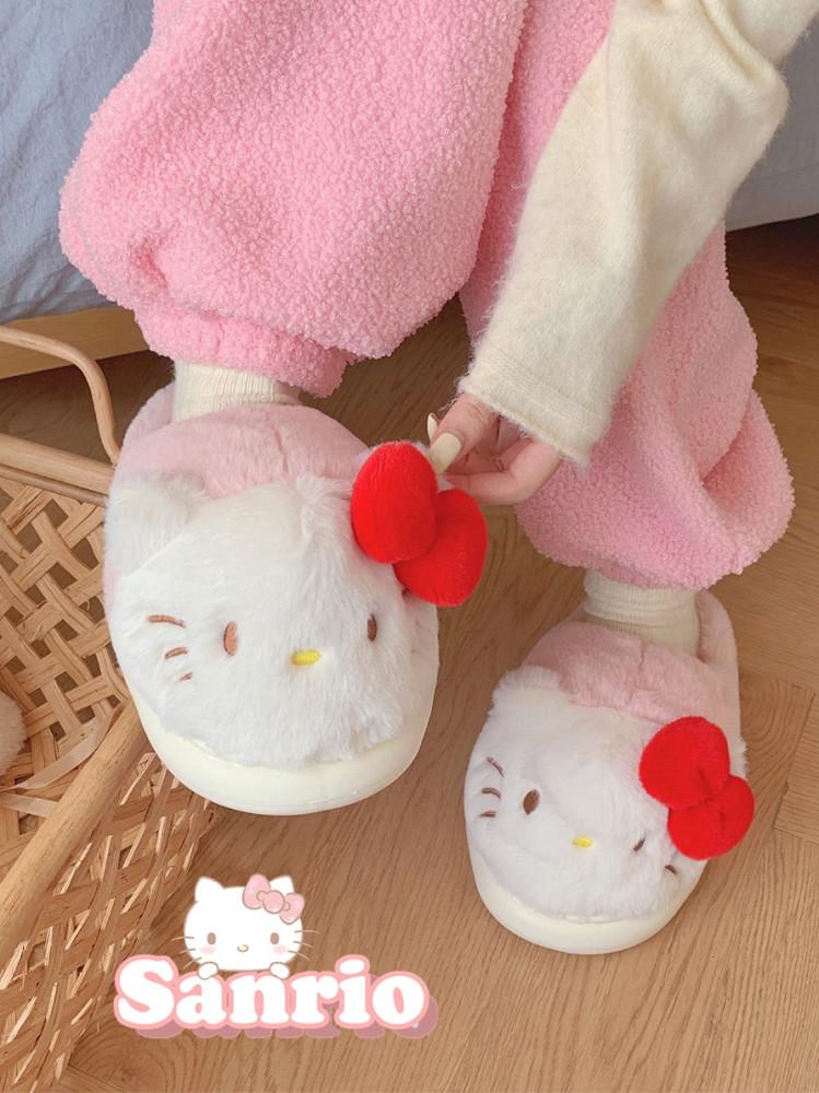 수심 Kitty Melody Silppers(10 Type) 키티 털슬리퍼 쿠로미 실내화