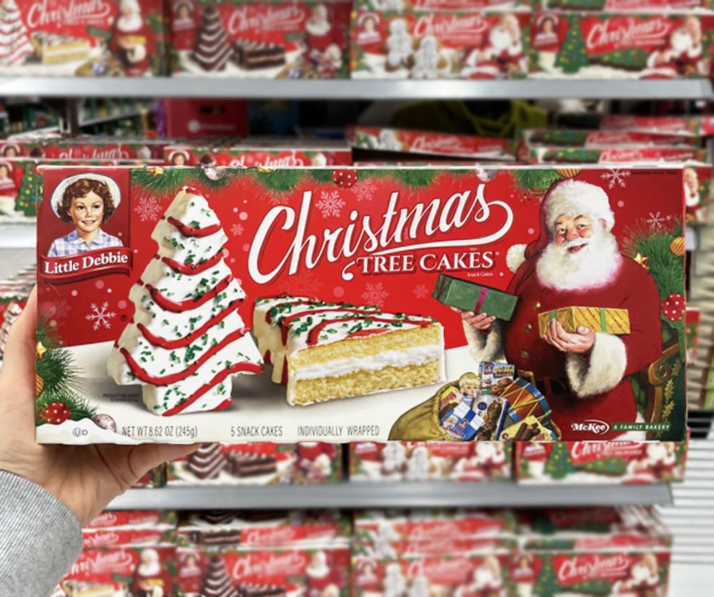 리틀데비 크리스마스 트리 바닐라 케이크 245g