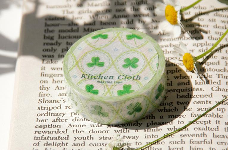 [BOKI] Kitchen Cloth Masking Tape - Clover Garden (4차입고)