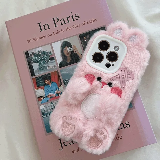 아이폰 따뜻한 토끼퍼케이스 아이폰15 13미니 12미니 15프로케이스