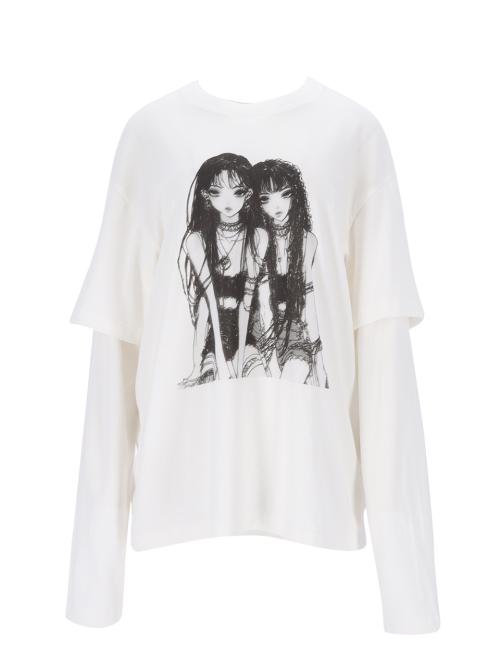 ALICE LAYERED TEE (WHITE)