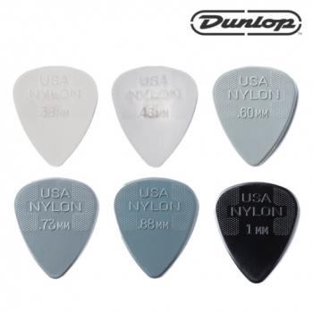 던롭 나일론 스탠다드 기타 피크 0.38 0.46 0.6 0.73 0.88 1.0 / DUNLOP NYLON STANDARD PICK