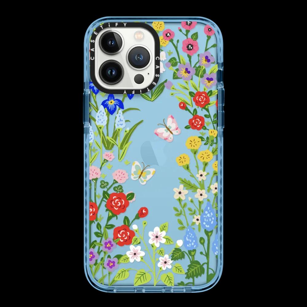 Floral Garden with Butterflies