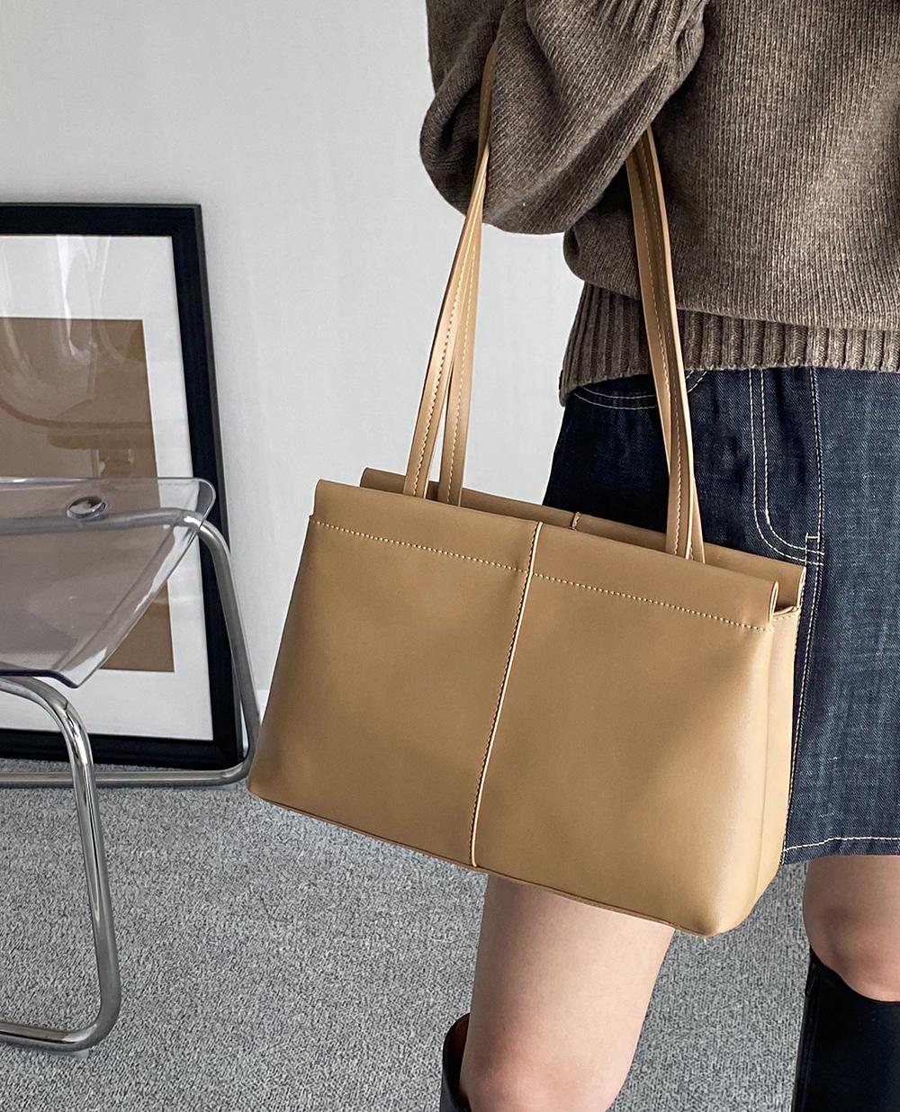 high quality modern stitch bag 3color