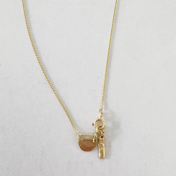 bo bo necklace ( 14k ver.)