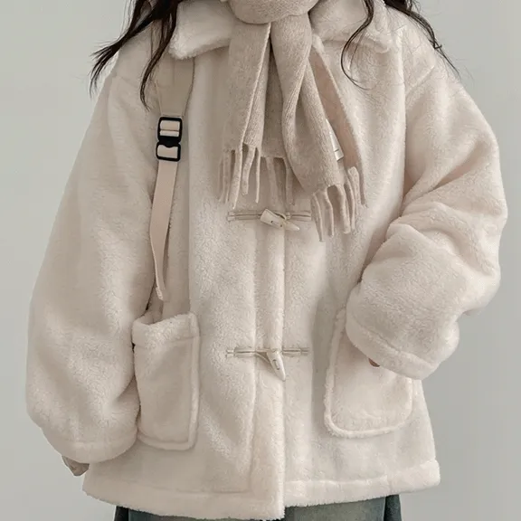 [국내생산/몽글양털]겨울이 양면 밍크 하프 코트/떡볶이코트 떡코,연말룩