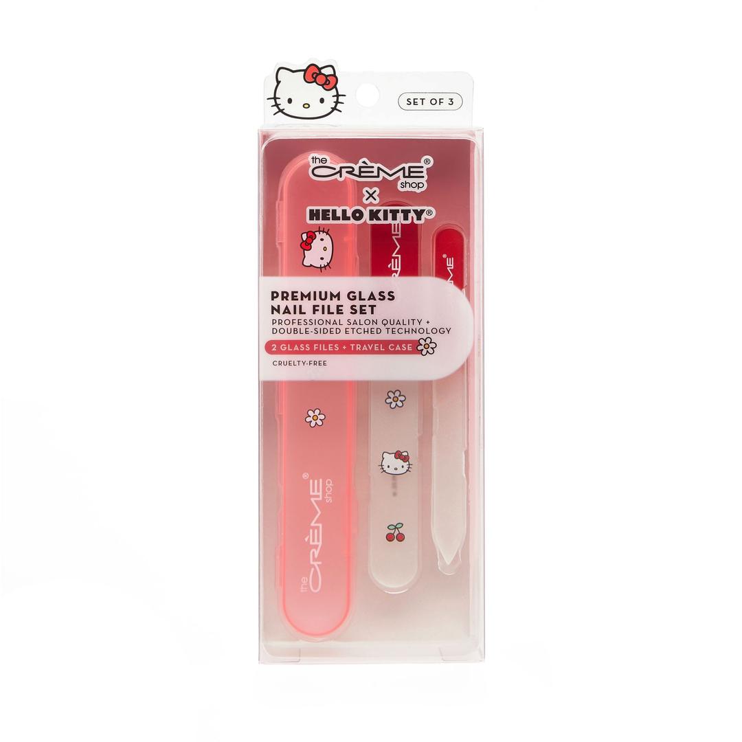 Hello Kitty x The Crème Shop Premium Glass Nail File Set (Red)