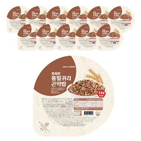촉촉한 통밀귀리 곤약밥 150g, 150g, 12개 - 즉석잡곡밥 | 쿠팡