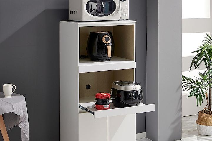 쉬프 슬라이딩 선반 렌지대 수납장 11colors