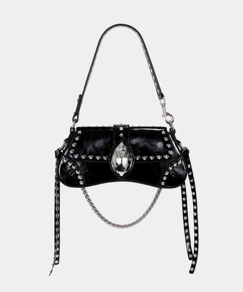 배드블러드(BADBLOOD)  엘립스 심볼 크랭키 스몰 너트 백 - 오닉스 - 사이즈 & 후기 | 무신사