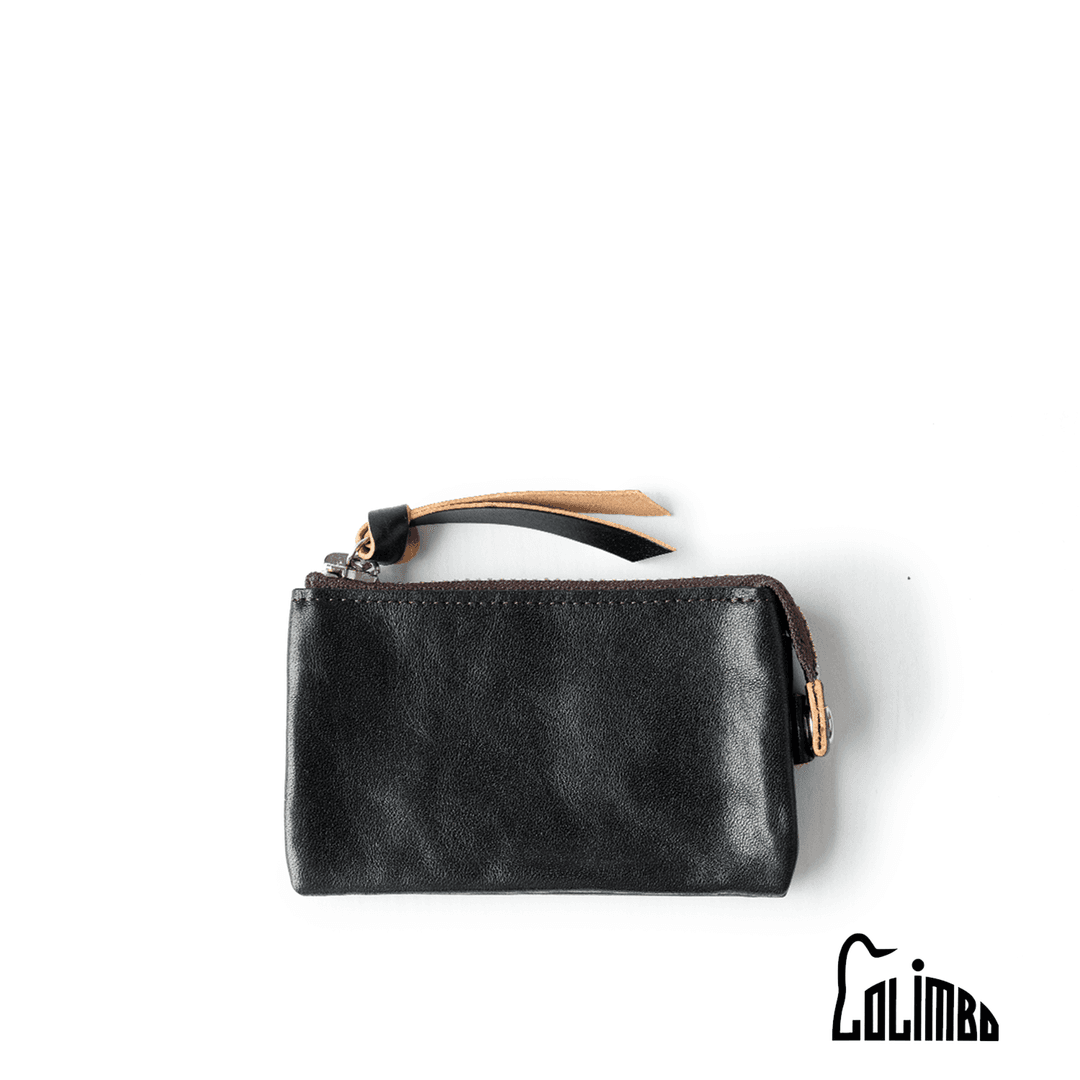 BATTERY PARK COIN CASE PLAIN (Black)