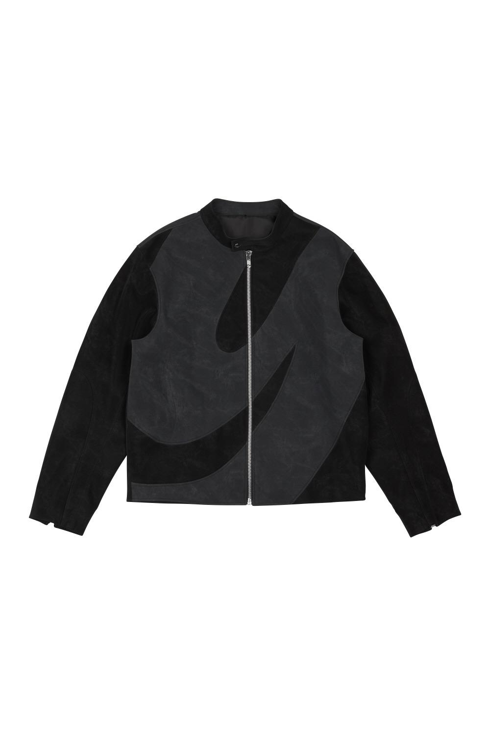 Y DETAIL RIDER JACKET [BLACK]