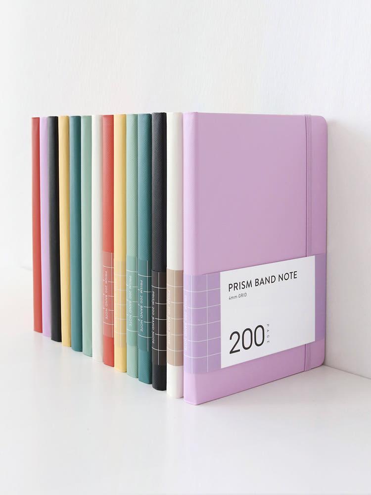 인디고 프리즘 200 밴드노트 (모눈 양장 그리드) 필사 독서 기록 업무용 필기용 심플