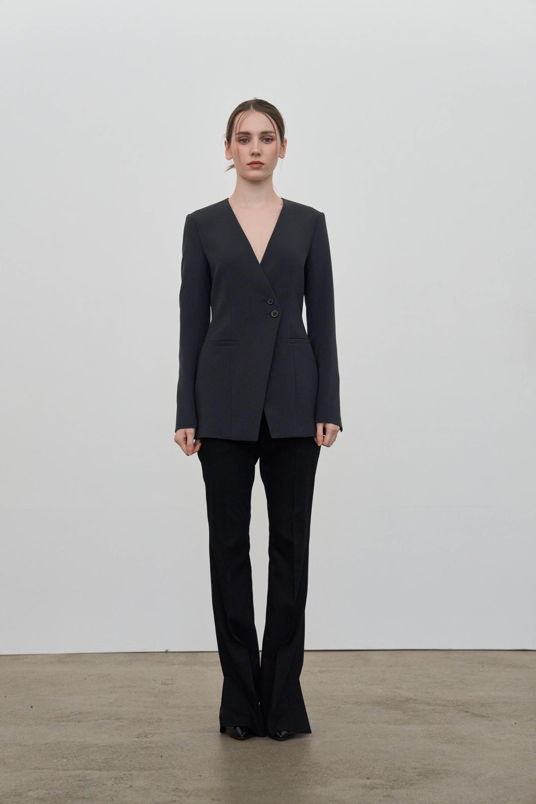 Two sized buttons blazer