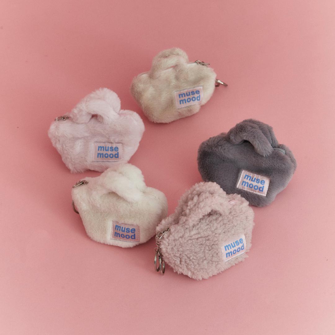 vintage love mini pouch key ring (미니파우치키링)