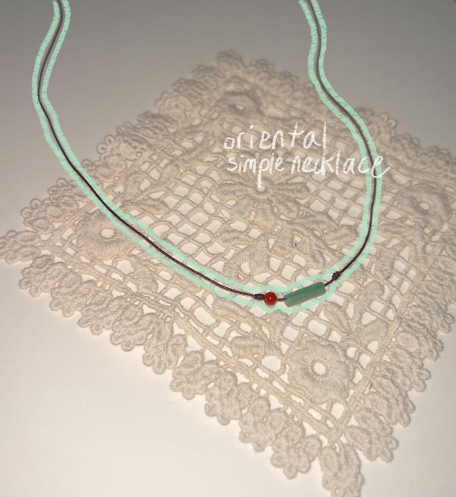 oriental simple necklace