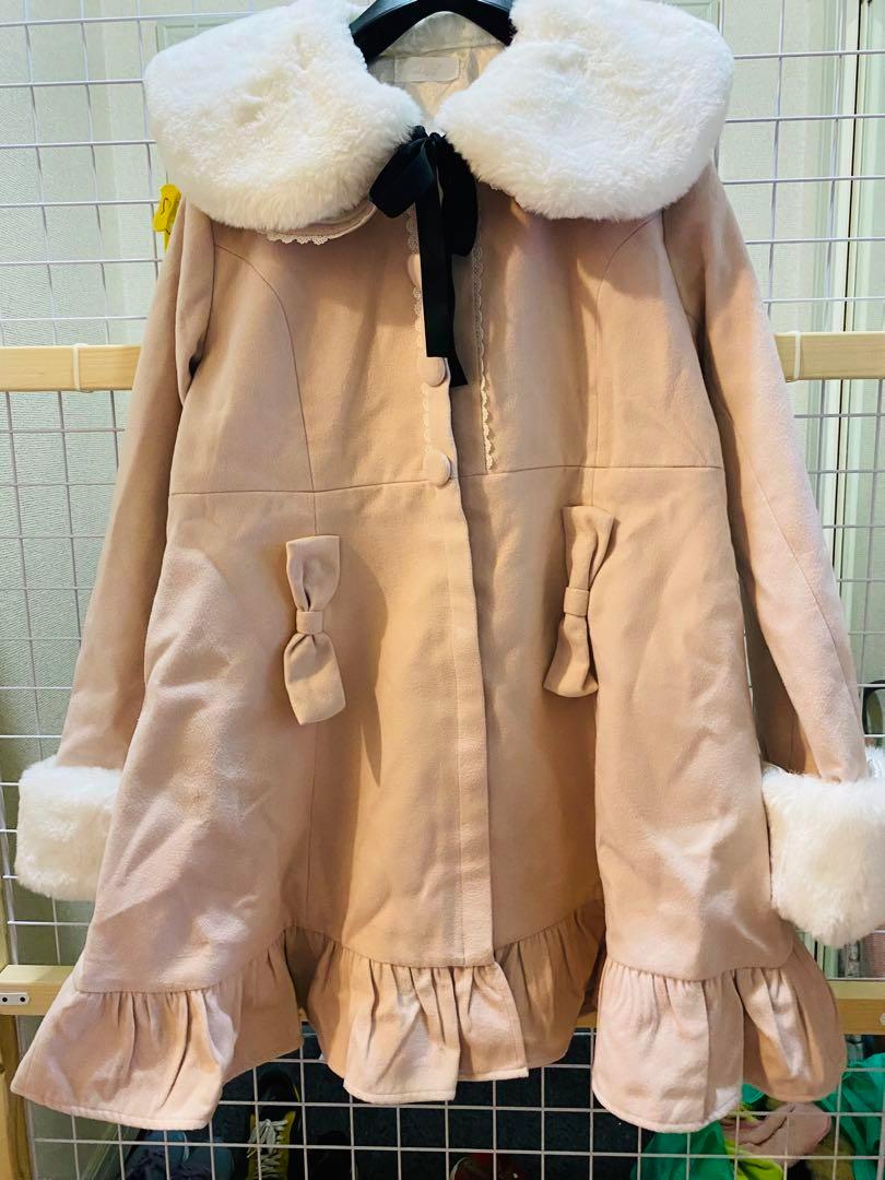 ディアマイラブ レースアップ うさ耳セーラー襟コート 3L ほぼ未使用