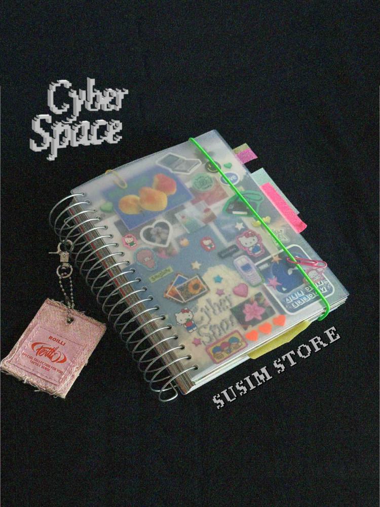 수심 Roilli Cyber Vibes Journal 사이버 감성 다이어리 플래너  B6