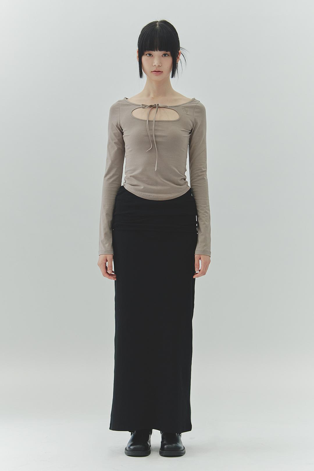 LOWER FOLDING SKIRT black