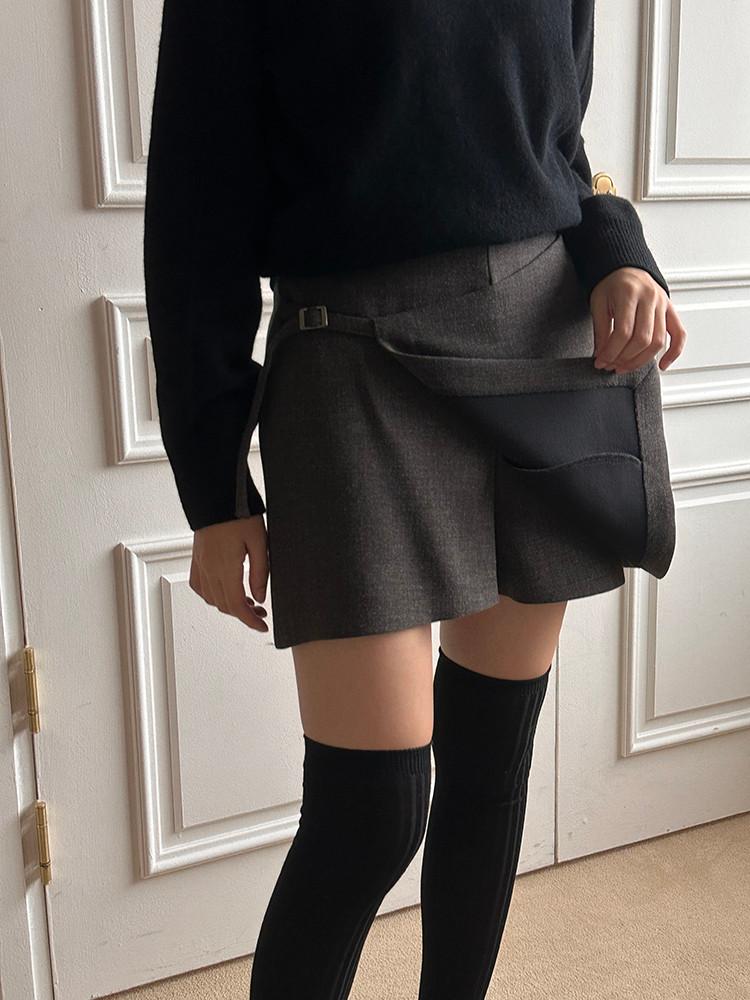 언더스탠딩 랩 치마 반바지 팬츠 3color