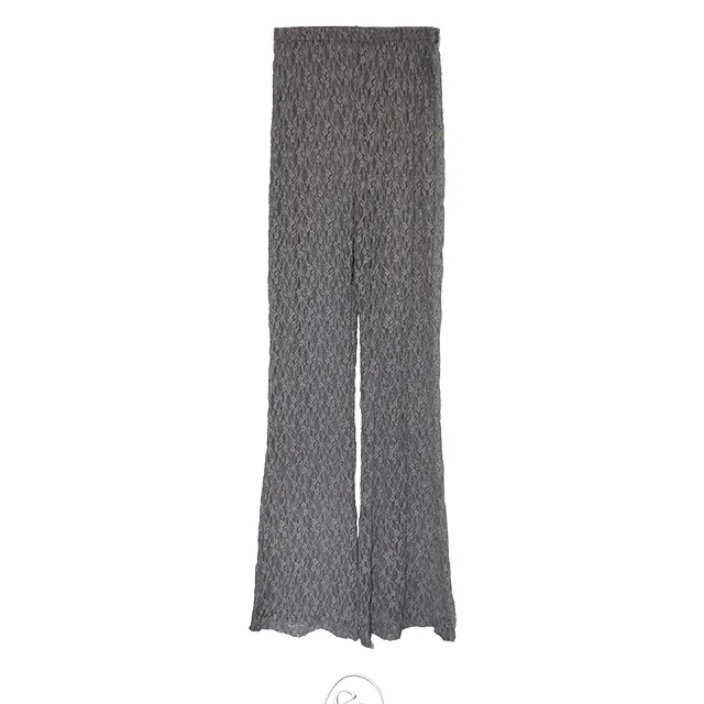 freesia lace layered slim boots cut pants / 프리지아 레이스 레이어드 슬림 부츠컷 핸츠