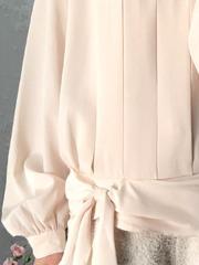 saison de elle lace collar blouse
