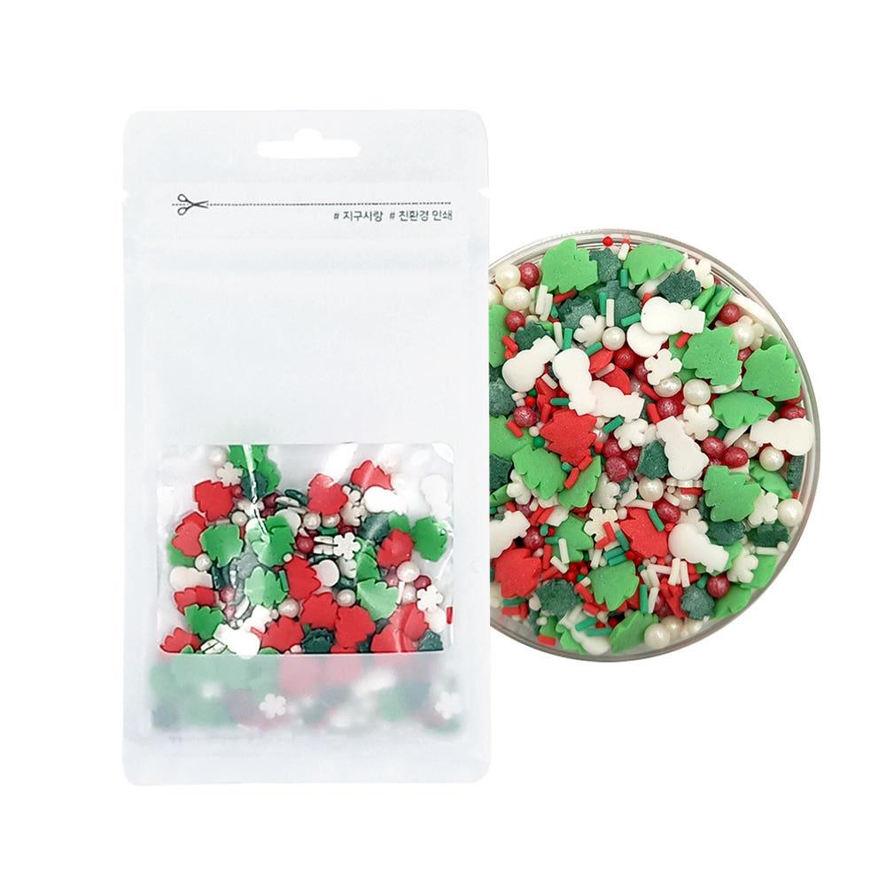 크리스마스 스프링클 20g 데코 장식 케이크 머핀 베이킹재료