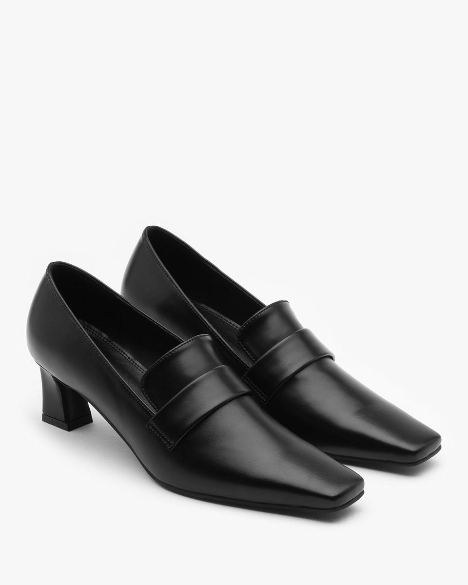 KAV Heeled Loafers_Black