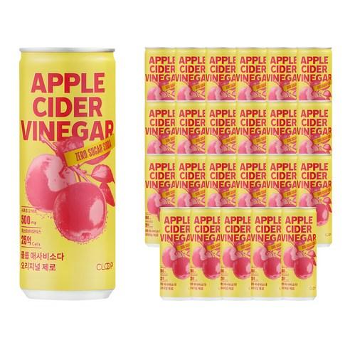 클룹 애사비소다 오리지널 제로, 250ml, 24개