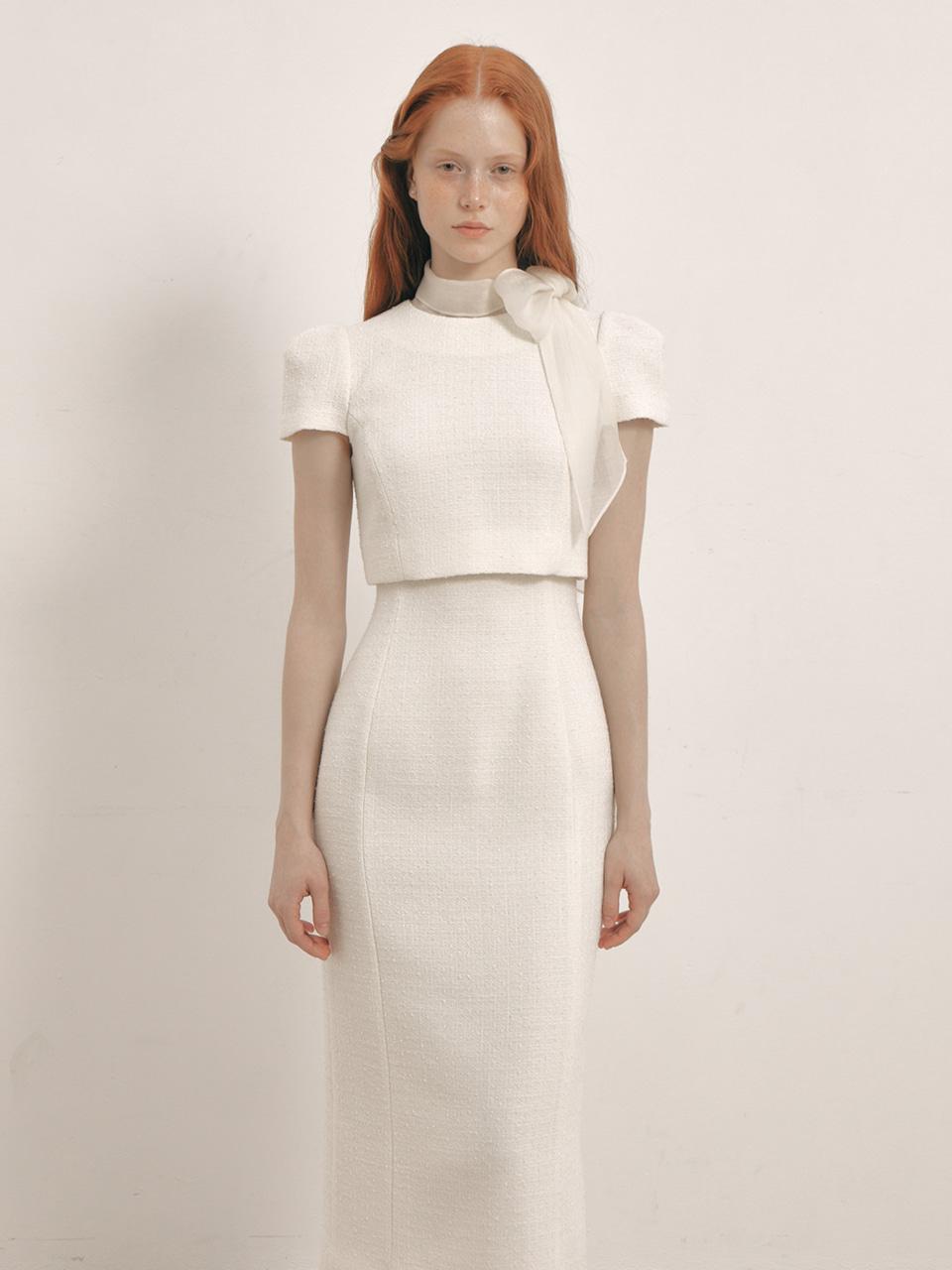 Overlay Scarf Dress(2color)