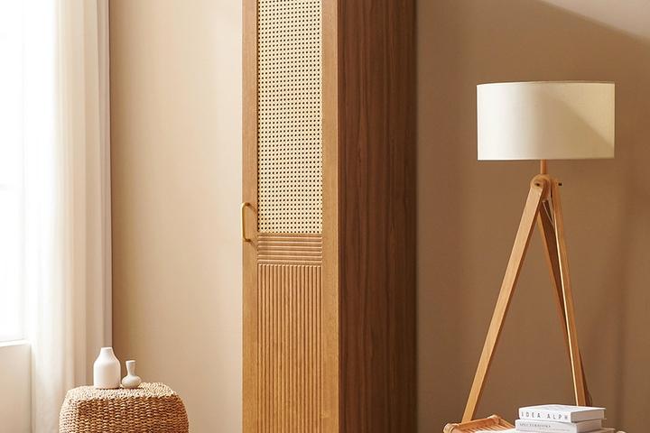 토모 키큰 라탄 슬림 틈새 옷장 400 2color