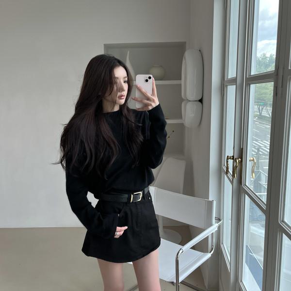 웨즈 데님 스커트