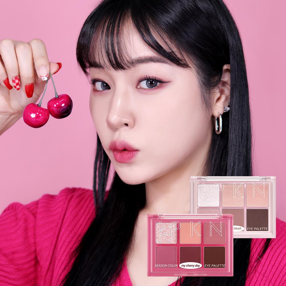 [입큰x밀캣] 시즌 컬러 아이 팔레트 마이체리데이, 마이데이블러쉬 5.3g 쿨톤