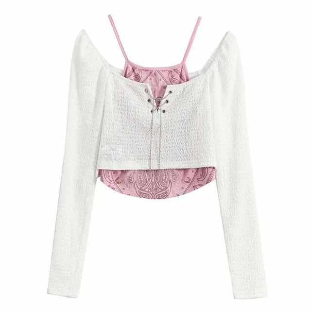 (당일출고🚀)크롭 긴소매 크롭티