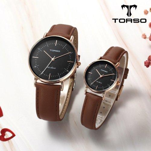 T41L-RBBR 더클래식 쿼츠 커플 워치 남여 가죽 시계