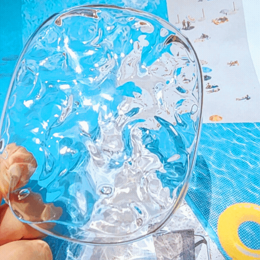 [입체] 물결 에어팟맥스 케이스 전용케이스 하드케이스 풀커버 슬리브 보호 이어캡 파우치 보관