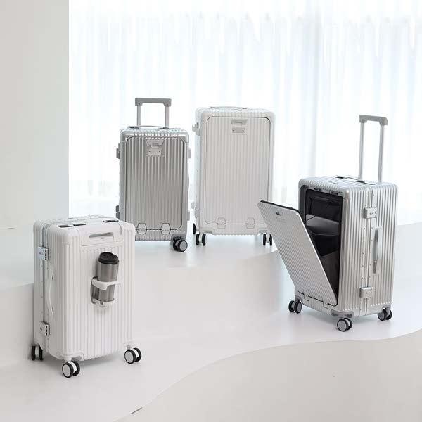 [무케] 베르지아_캐리어 24인치 (2colors) 수화물용 여행용 프리미엄 저소음 무게측정가능