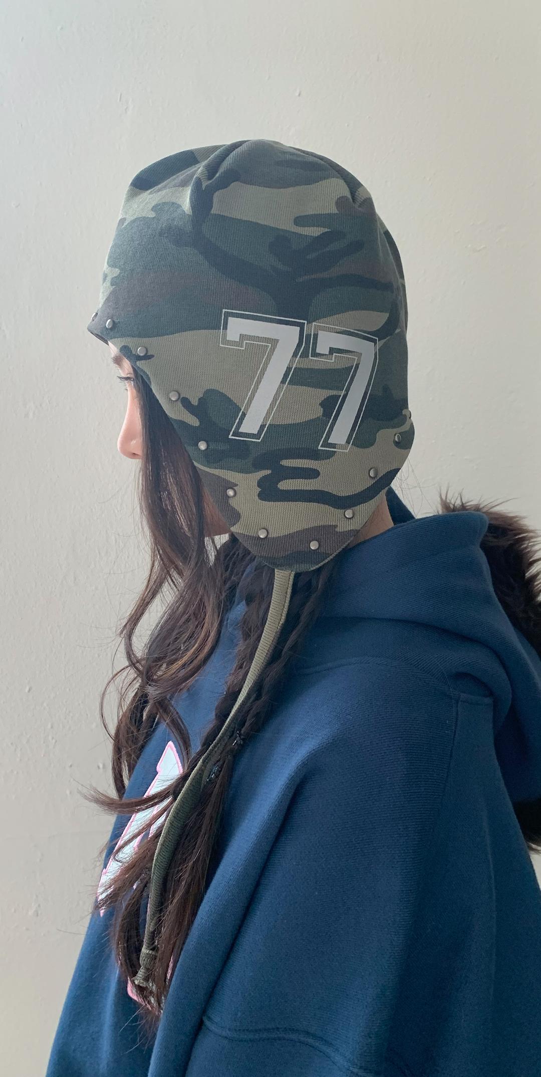 [fa.er.ie] rivet jersey earflap beanie (camouflage)