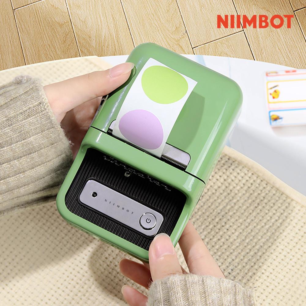 NIIMBOT 라벨프린터 B21 휴대용 무선 감열식 스티커라벨기 님봇 네임스티커기계 : Niimbot