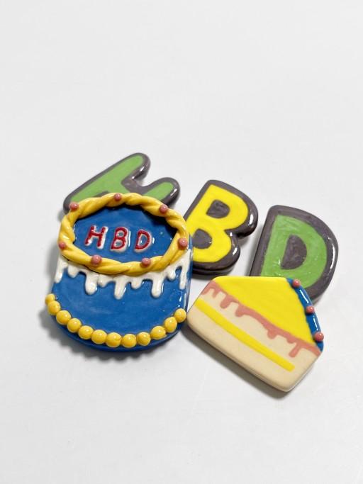 🎂핸드메이드 도자기 마그넷 set-4🍰