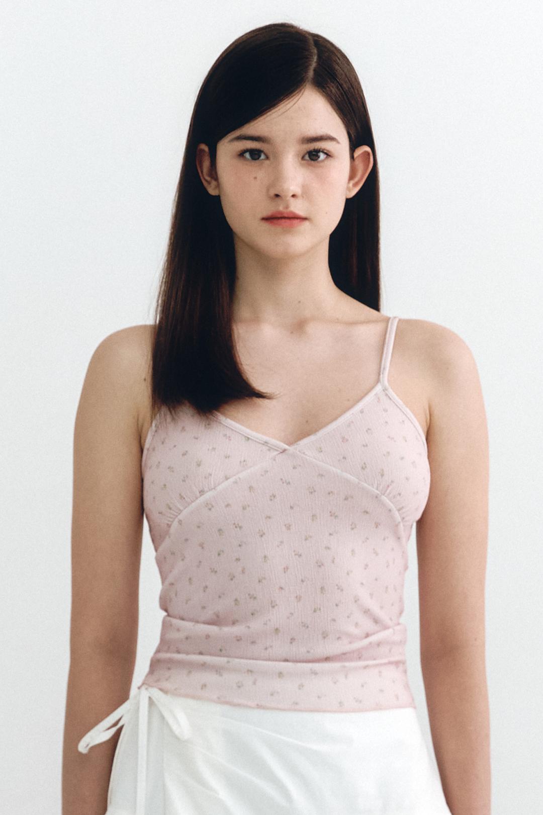 Flower Sleeveless Pink