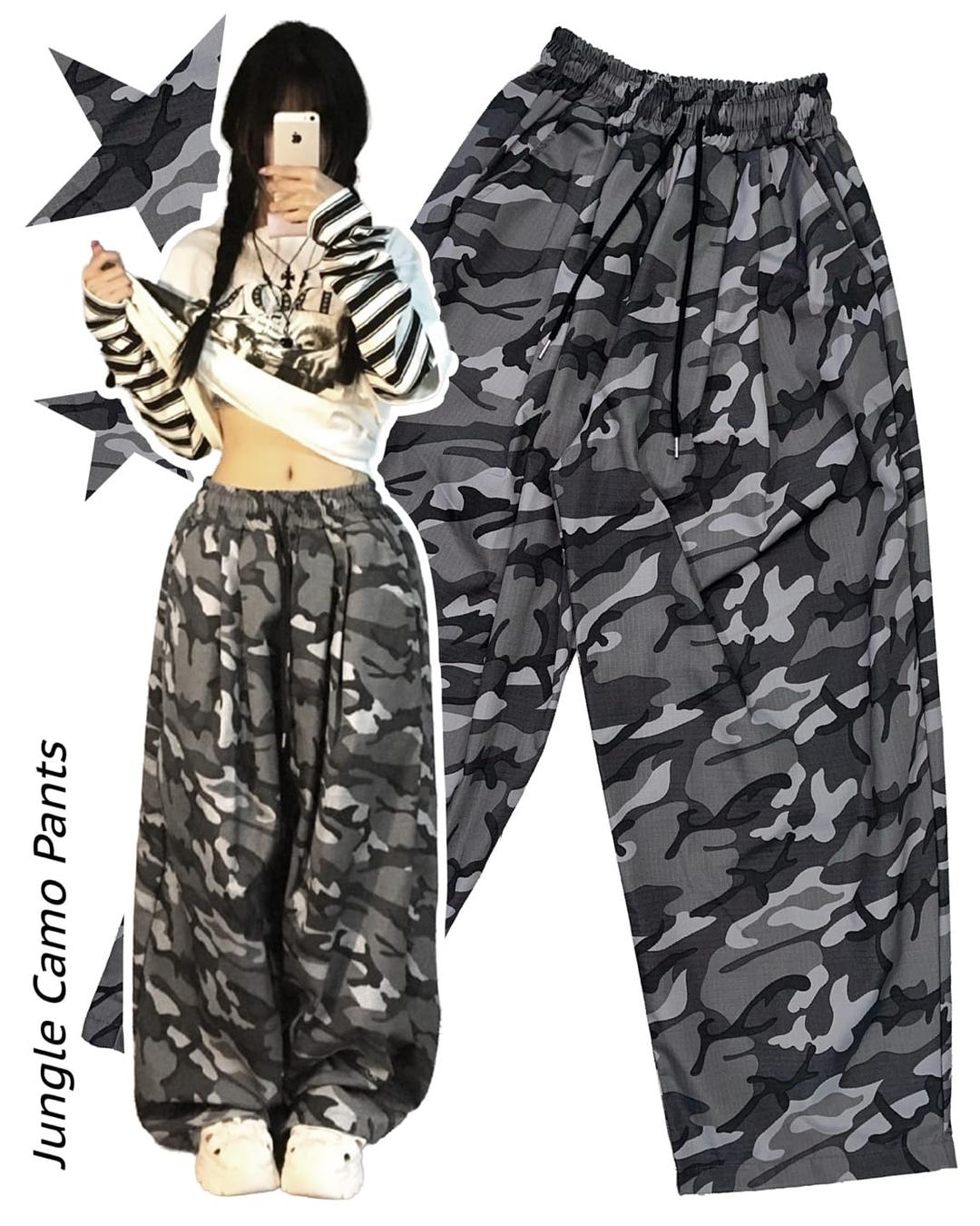 남녀공용핏!) 정글 카모팬츠