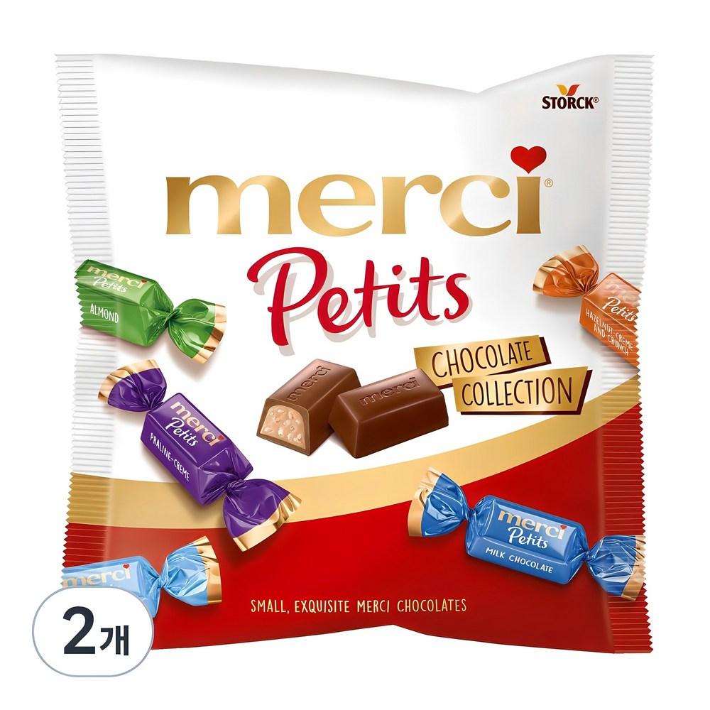 메르시 쁘띠 레드 초콜릿, 125g, 2개 - 밀크 초콜릿 | 쿠팡