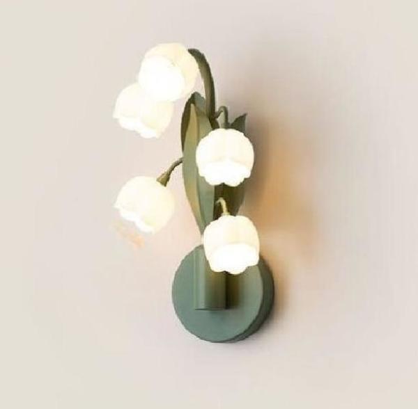 프렌치 무드등 은방울꽃 철제 침실 조명 유럽풍 인테리어 램프 G4 광원 아름다워