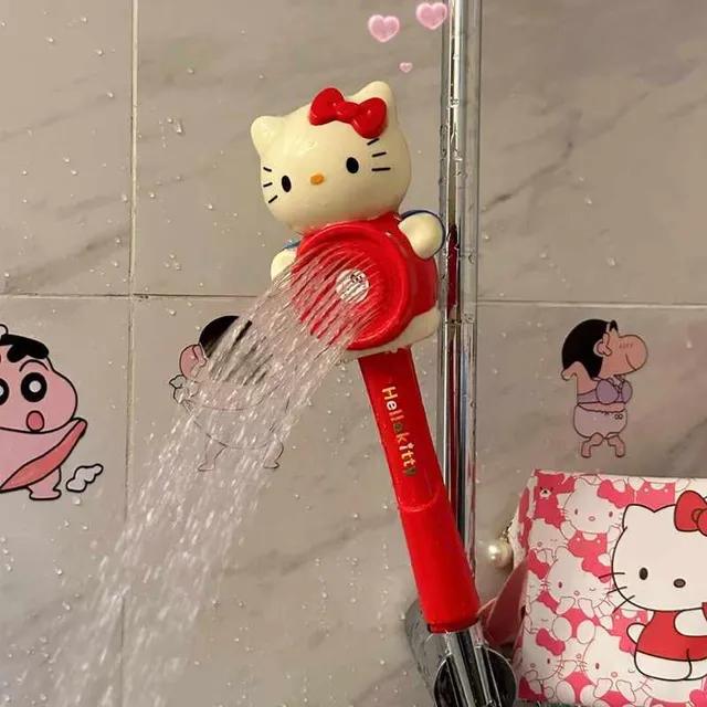 귀여운 헬로키티 샤워기 샤워헤드