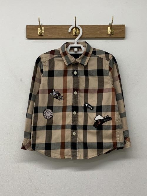 DAKS 키즈 로고 셔츠